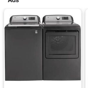 Washer & Dryer Washer needs a control board and lid. But are in excellent shape